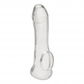 Прозрачная насадка на пенис Transparent Penis Enhancing Sleeve Extension - 15,9 см. - BlueLine - в Волжском купить с доставкой