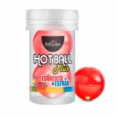 Лубрикант на масляной основе Hot Ball Plus с охлаждающе-разогревающим эффектом (2 шарика по 3 гр.) - HotFlowers - купить с доставкой в Волжском