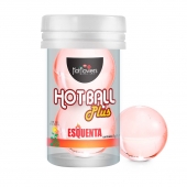 Лубрикант на масляной основе Hot Ball Plus с разогревающим эффектом (2 шарика по 3 гр.) - HotFlowers - купить с доставкой в Волжском