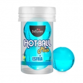 Лубрикант на масляной основе Hot Ball Plus с охлаждающим эффектом (2 шарика по 3 гр.) - HotFlowers - купить с доставкой в Волжском