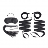 Эротический набор 4PC Bondage Bed Strap   Flogger Kit - Lux Fetish - купить с доставкой в Волжском