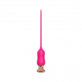 Розовый тонкий стимулятор Nipple Vibrator - 23 см. - I-MOON - купить с доставкой в Волжском
