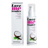 Съедобное согревающее массажное масло Love Me Tender Cocos с ароматом кокоса - 100 мл. - Love to Love - купить с доставкой в Волжском
