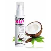 Съедобное согревающее массажное масло Love Me Tender Cocos с ароматом кокоса - 100 мл. - Love to Love - купить с доставкой в Волжском
