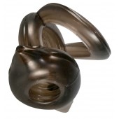 Черное эрекционное кольцо для пениса и мошонки - Orion - в Волжском купить с доставкой