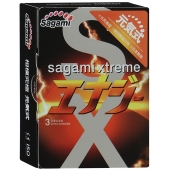 Презервативы Sagami Xtreme ENERGY с ароматом энергетика - 3 шт. - Sagami - купить с доставкой в Волжском