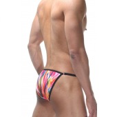 Соблазнительные разноцветные трусы-танга - Don Moris купить с доставкой