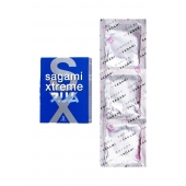 Розовые презервативы Sagami Xtreme FEEL FIT 3D - 3 шт. - Sagami - купить с доставкой в Волжском