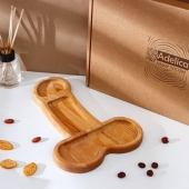 Деревянное блюдо для подачи в форме члена (32,5 х 20 х 1,7 см) - Сима-Ленд - купить с доставкой в Волжском