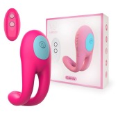 Розовое виброкольцо с пультом ДУ - I-MOON - в Волжском купить с доставкой