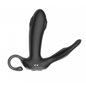 Черный вибромассажер простаты с эффектом маятника и пультом ДУ - 16 см. - Secwell - в Волжском купить с доставкой