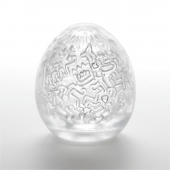 Мастурбатор-яйцо Keith Haring EGG PARTY - Tenga - в Волжском купить с доставкой
