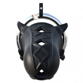 Черный замок верности Extreme Silicone Cock Blocker - Pipedream - купить с доставкой в Волжском