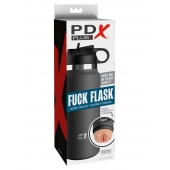 Серый мастурбатор в виде бутылки F*ck Flask - Pipedream - в Волжском купить с доставкой