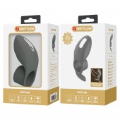 Серое кольцо на пенис с вибрацией - Baile - в Волжском купить с доставкой