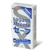 Презервативы Sagami Xtreme Ultrasafe с двойным количеством смазки - 10 шт. - Sagami - купить с доставкой в Волжском