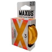 Презервативы анатомической формы Maxus Sensual - 3 шт. - Maxus - купить с доставкой в Волжском