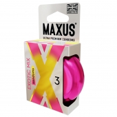 Ароматизированные презервативы Maxus Exotic Mix - 3 шт. - Maxus - купить с доставкой в Волжском