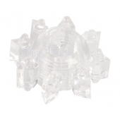 Прозрачное гелевое эрекционное кольцо-звезда - Toyfa Basic - в Волжском купить с доставкой