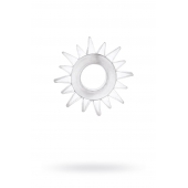 Прозрачное гелевое эрекционное кольцо-солнце - Toyfa Basic - в Волжском купить с доставкой