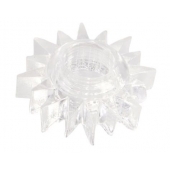 Прозрачное гелевое эрекционное кольцо-солнце - Toyfa Basic - в Волжском купить с доставкой