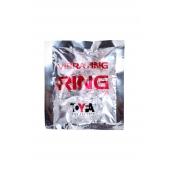 Прозрачное эрекционное кольцо с вибратором  и подхватом - Toyfa Basic - в Волжском купить с доставкой