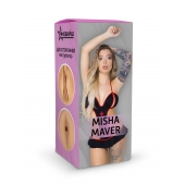 Двусторонний мастурбатор Misha Maver - 22 см. - ФлешНаш - в Волжском купить с доставкой