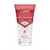 Интимный гель-смазка на водной основе Lubrimax Magic Strawberry - 75 мл. - ИнтелБИО - купить с доставкой в Волжском