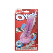 Фиолетовое эрекционное кольцо с вибрацией и пальчиком OYEAH PURPLE - Screaming O - в Волжском купить с доставкой