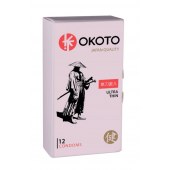 Тонкие презервативы OKOTO Ultra Thin - 12 шт. - Sitabella - купить с доставкой в Волжском