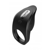 Черное эрекционное виброкольцо Vibro Lust Ring - MALESATION - в Волжском купить с доставкой