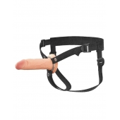 Полый страпон на ремнях 6’’ Hollow Silicone Strap-on - Pipedream - купить с доставкой в Волжском