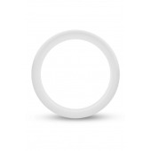 Белое люминесцентное эрекционное кольцо Silicone Glo Cock Ring - Blush Novelties - в Волжском купить с доставкой