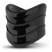 Черное эрекционное кольцо на мошонку Beef Ball Stretcher Snug X Long - Blush Novelties - в Волжском купить с доставкой