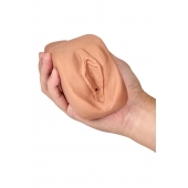 Маструбатор-вагина с вибрацией Soft   Wet Renata Realistic Tan Masturbator - Blush Novelties - в Волжском купить с доставкой