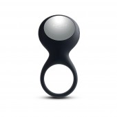 Чёрное перезаряжаемое эрекционное виброкольцо Tyler - Svakom - в Волжском купить с доставкой