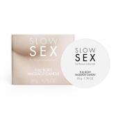 Массажная свеча для всего тела Slow Sex - 50 гр. - Bijoux Indiscrets - купить с доставкой в Волжском