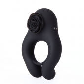 Черное эрекционное кольцо Abe с пультом ДУ - BeYourLover - в Волжском купить с доставкой