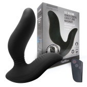 Черный вибромассажер простаты 3,5’’ Remote Control Curve P-spot Massager - 12 см. - Erokay - в Волжском купить с доставкой