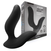 Черный вибромассажер простаты 3,5’’ Curve P-spot Massager - 12 см. - Erokay - в Волжском купить с доставкой