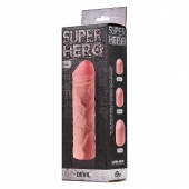 Фаллоудлинитель SUPER HERO Dewil - 17,5 см. - Lola Games - в Волжском купить с доставкой