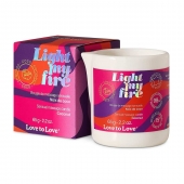 Массажная свеча Light My Fire Coconut с ароматом кокоса - 65 гр. - Love to Love - купить с доставкой в Волжском