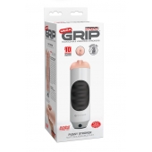 Мастурбатор-вагина Extreme Toyz Mega Grip Vibrating Stroker Mouth - Pipedream - в Волжском купить с доставкой