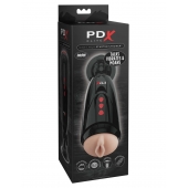 Мастурбатор-вагина с вибрацией Dirty Talk Starter Stroker - Pipedream - в Волжском купить с доставкой