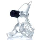 Прозрачное эрекционное виброкольцо с дельфином - Boys of Toys - в Волжском купить с доставкой