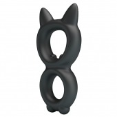 Черное двойное эрекционное кольцо Toran - Baile - в Волжском купить с доставкой