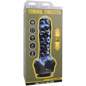 Черно-синяя мини-машина на присоске Tendril Thruster - 21,6 см. - Doc Johnson - купить с доставкой в Волжском
