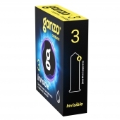 Супертонкие презервативы Ganzo Invisible - 3 шт. - Ganzo - купить с доставкой в Волжском