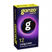 Презервативы с анестетиком для продления удовольствия Ganzo Long Love - 12 шт. - Ganzo - купить с доставкой в Волжском