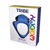 Синее эрекционное кольцо Wooomy Tribeс с вибрацией - Adrien Lastic - в Волжском купить с доставкой